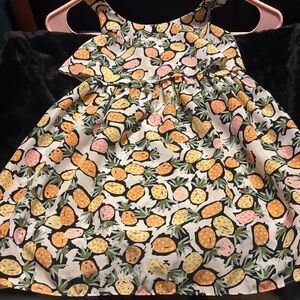 Youngland Pineapple Print Kids Dress